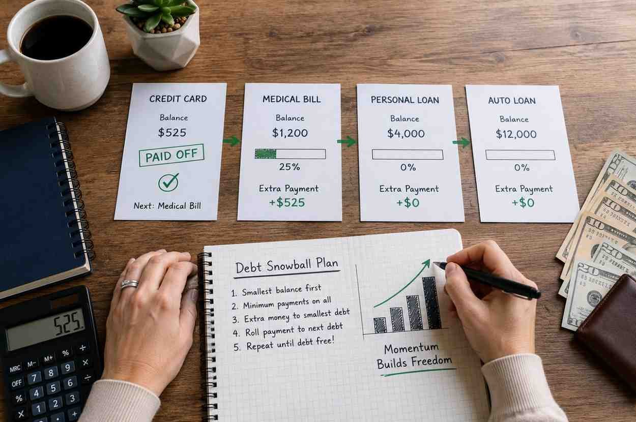 The Debt Snowball Method Builds Momentum